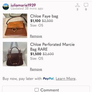 TRADE label chloe bags